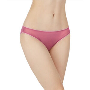 OnGossamer Women Gossamer Mesh Hip Bikini Panty Sherbert Size L